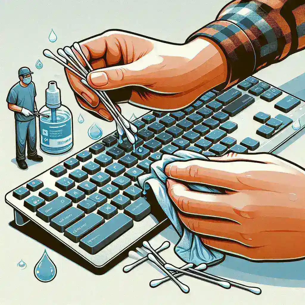 ¿Cómo limpio de manera segura un teclado utilizado por varias personas ...